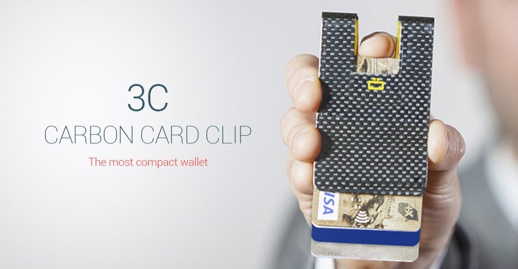 Ogon HK Card case 3C CARBON CARD CLIP 2