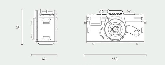 韓國 WOODSUM 木製菲林相機14