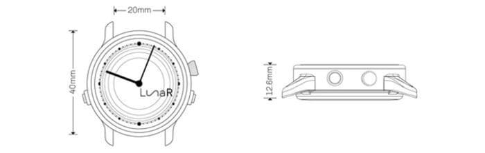 Lunar 首款 太陽能充電 智能手錶2