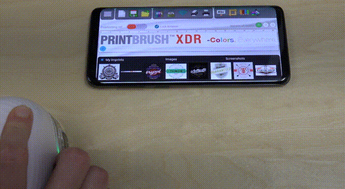 瑞典 PrintBrush XDR 掌心打印機