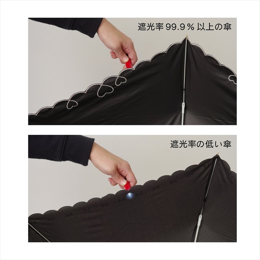 日本 Nifty Colors 遮光花瓣碳輕量迷你傘2
